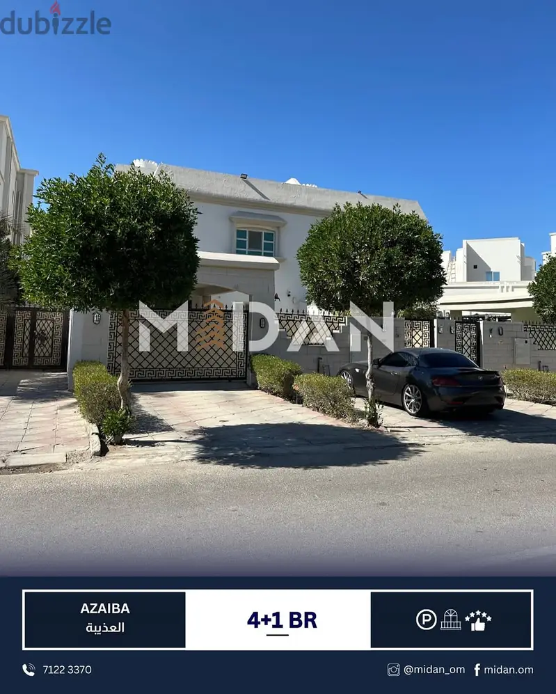 Excellent 4+1 Bedroom Villa for Rent in Azaiba