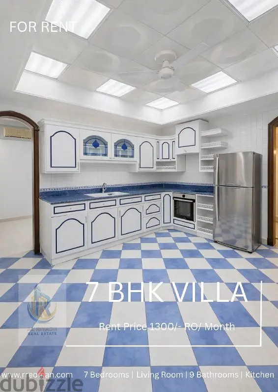 Luxury Villa in Azaiba for rent @ 1300/- RO