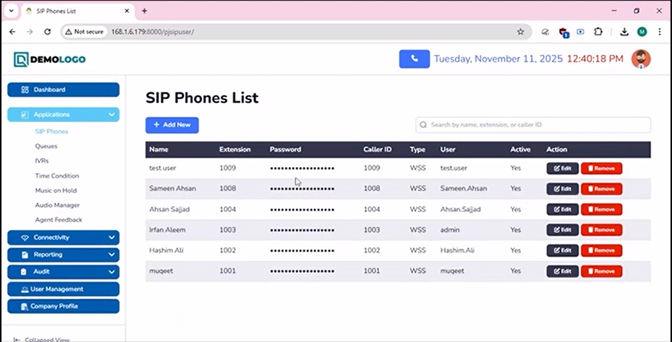 VoIP System SIP Trunk Setup
