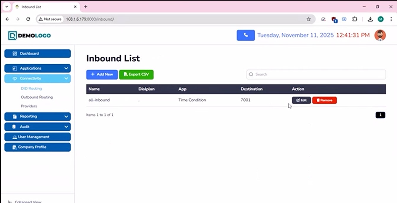 VoIP System SIP Trunk Setup