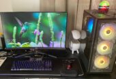 Gaming PC RTX 4060 مع شاشة 240Hz – يشغل Valorant / Warzone / Fortnite فوق 200 FPS – نظيف جداً