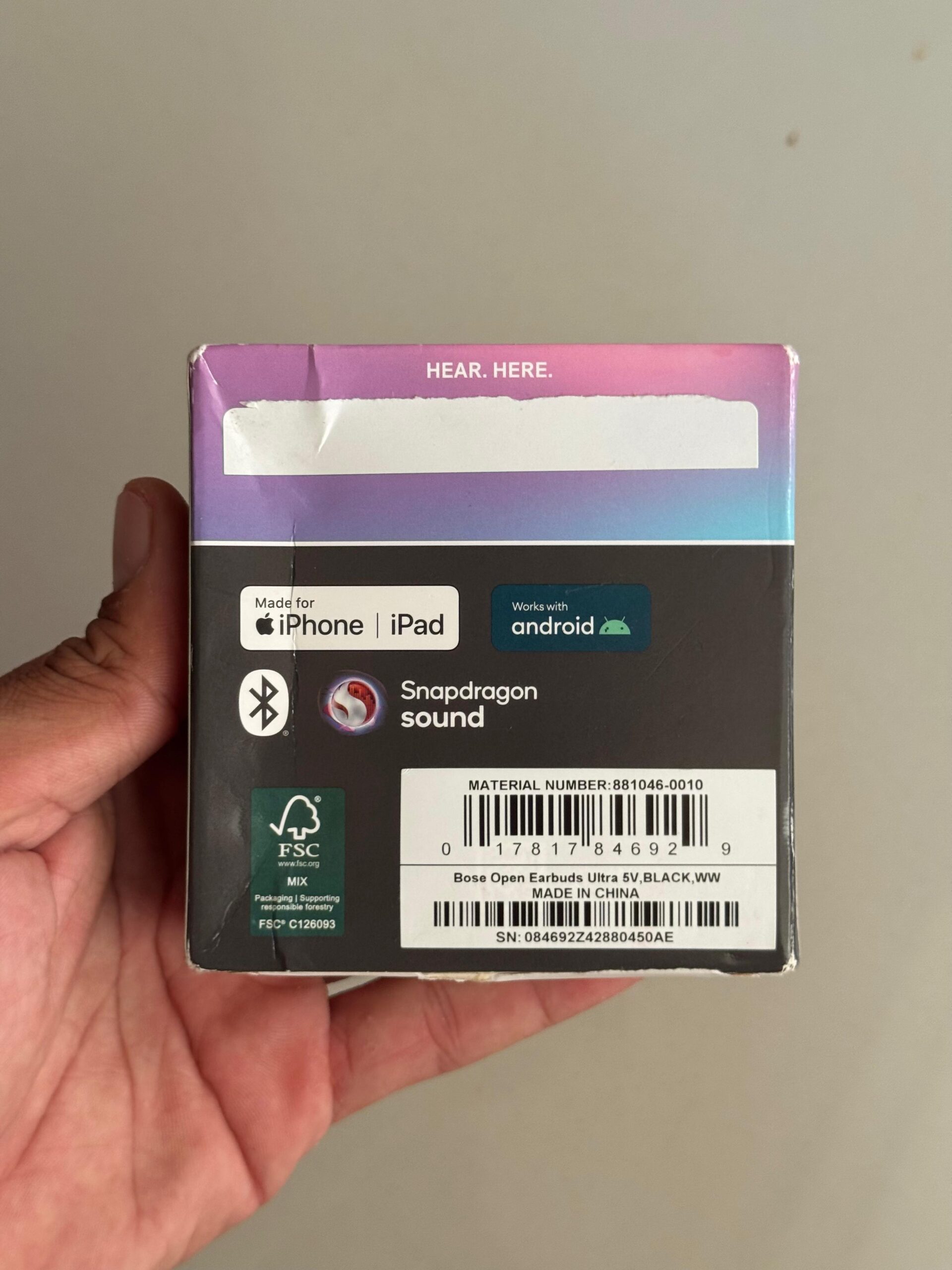 Bose Ultra Open Earbuds – New (Open Box Only for Photos)