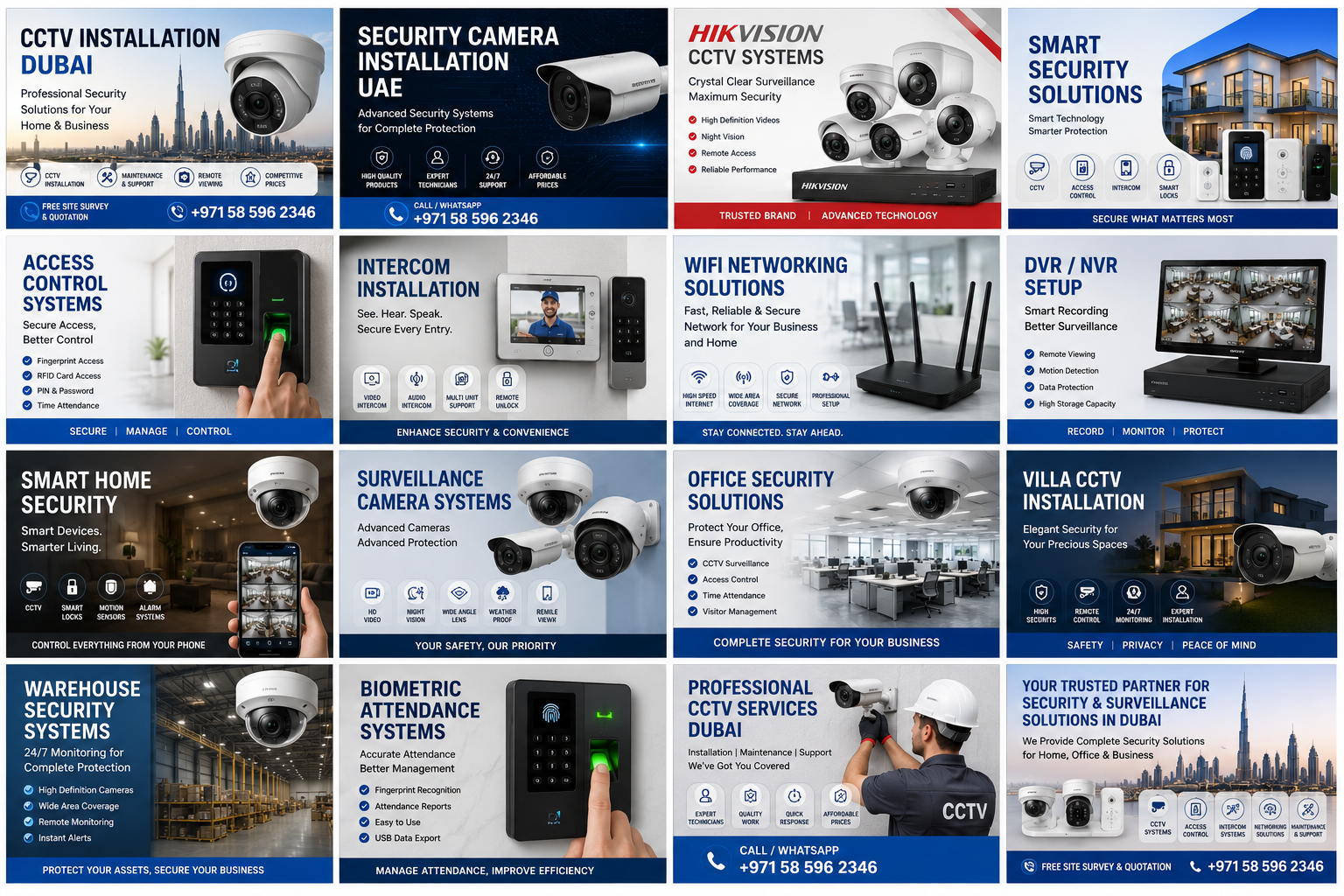 CCTV installation service in Dubai for homes and offices