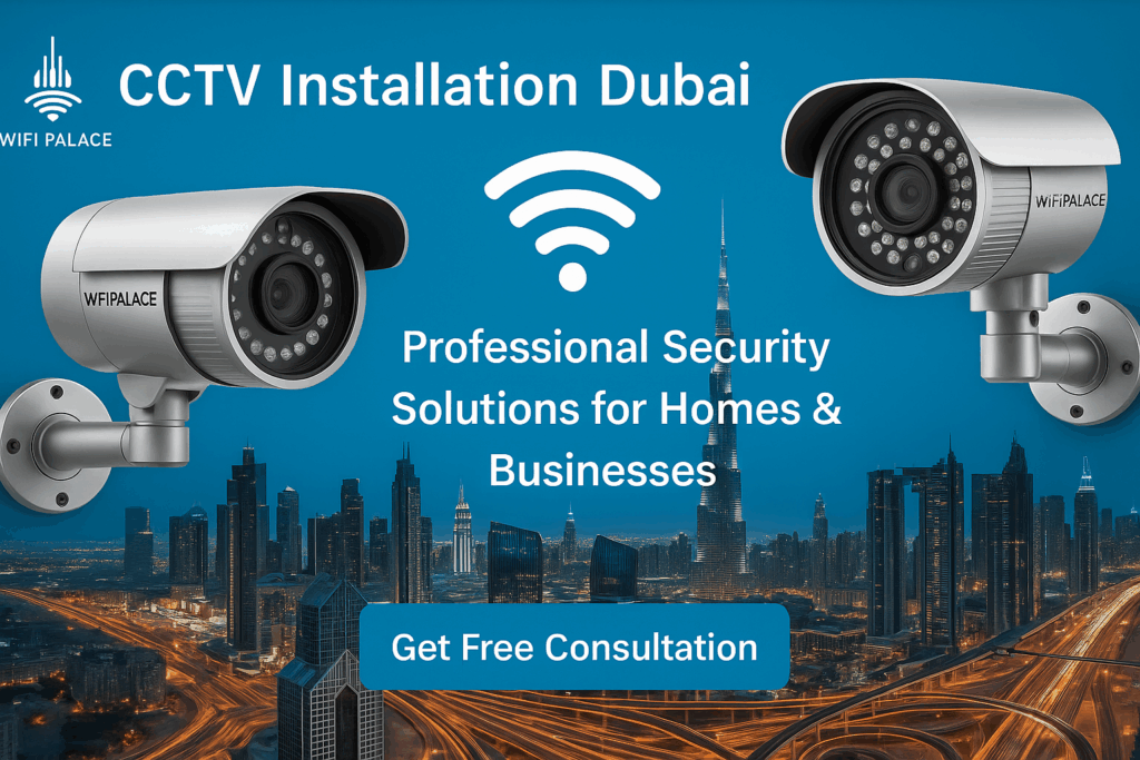 CCTV installation service in Dubai for homes and offices