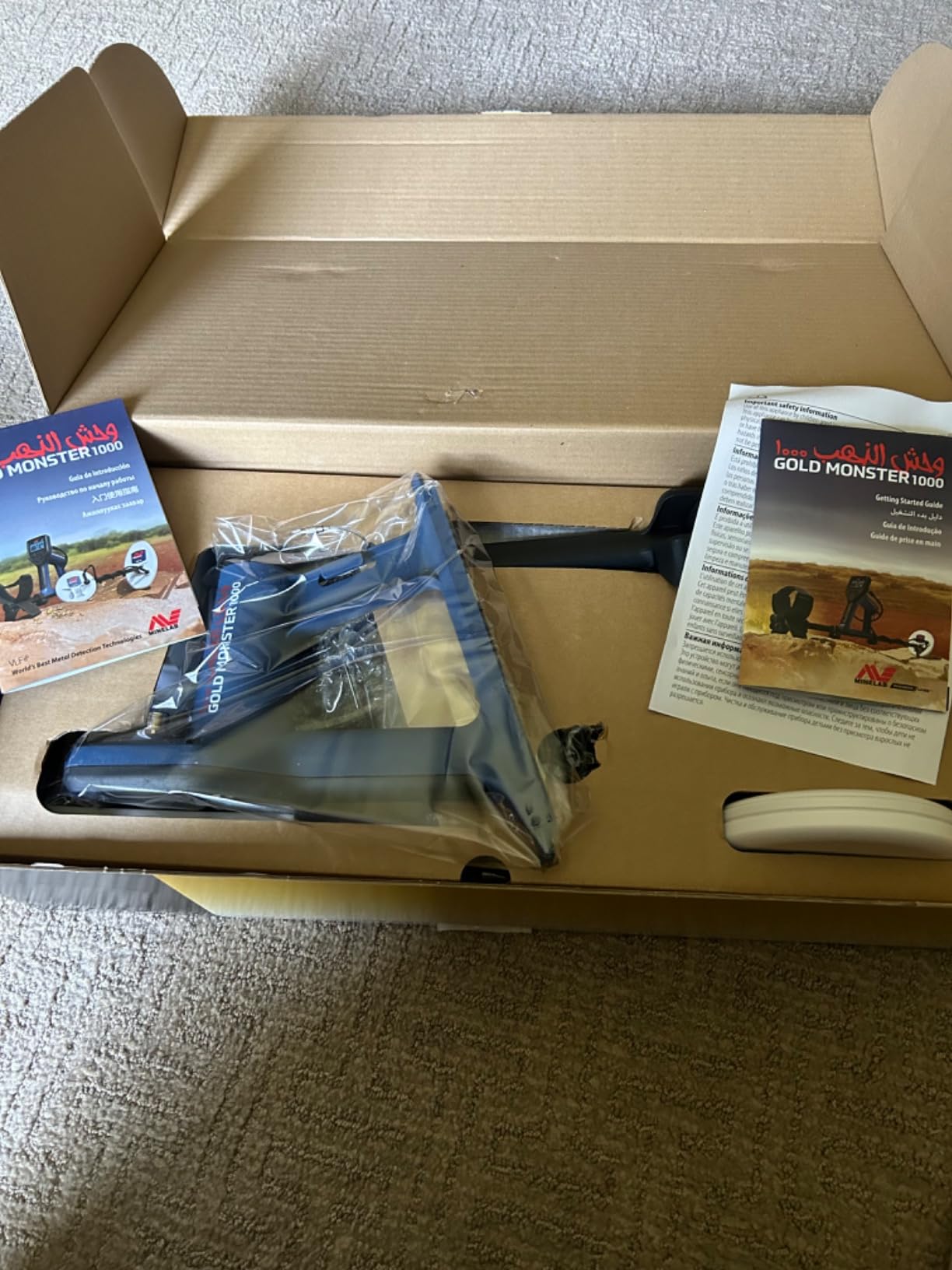 Brand New Original Minelab Gold Monster 1000 Gold Detector Ready To Ship