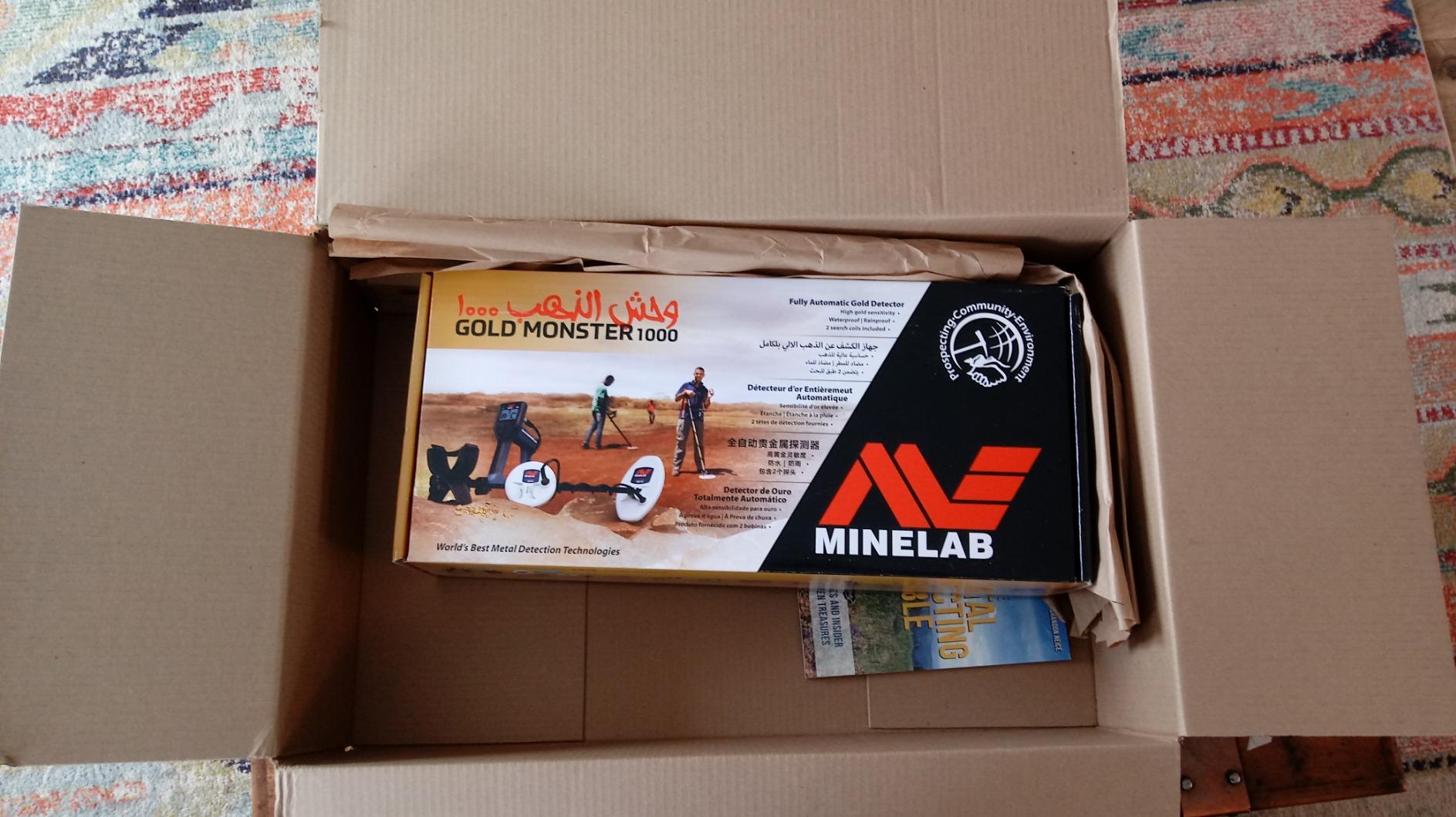 Brand New Original Minelab Gold Monster 1000 Gold Detector Ready To Ship