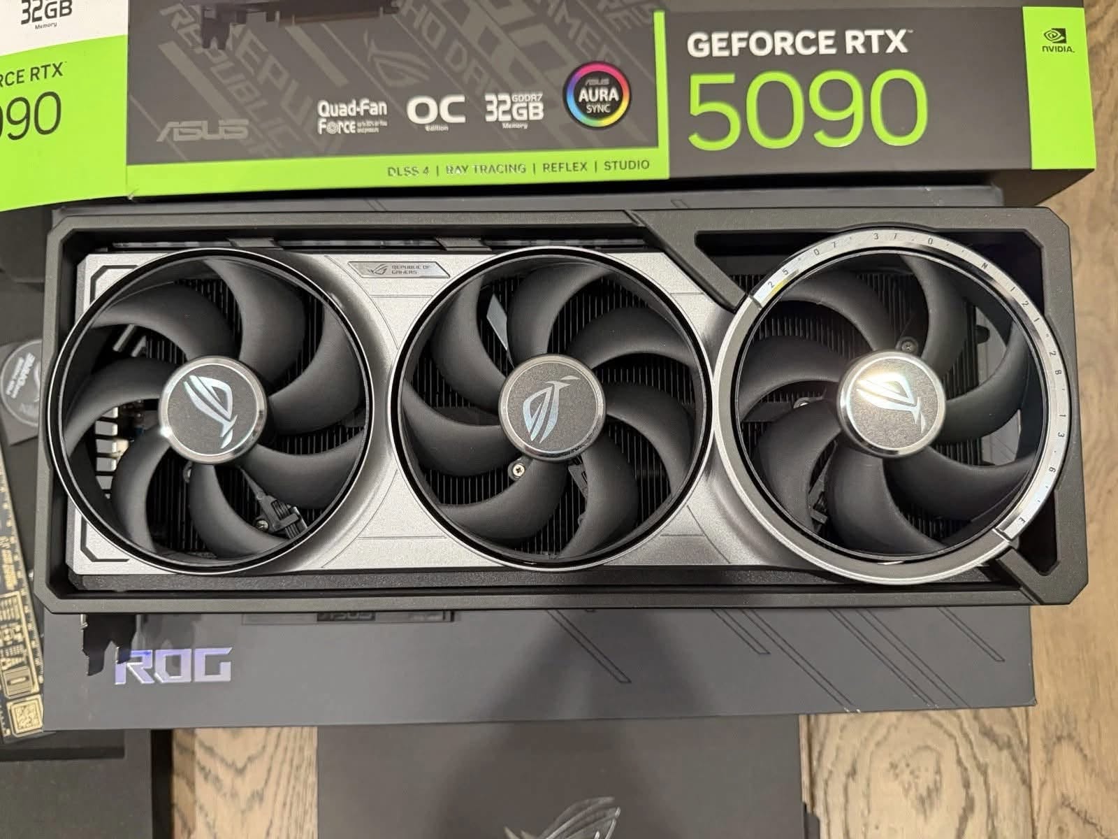 GeForce RTX 5090, RTX 5080, RTX 5070 Ti, RTX 5070, RTX 4090, RTX 4080 Super,  RTX 4080, RTX 4070 Ti Super,  RTX 4070 Ti, RTX 4070 Super