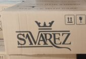 Savarez Luxury Porcelain Pasmauri Set with Bamboo Design Wooden Drawer Stand