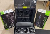 GeForce RTX 5090, RTX 5080, RTX 5070 Ti, RTX 5070, RTX 4090, RTX 4080 Super,  RTX 4080, RTX 4070 Ti Super,  RTX 4070 Ti, RTX 4070 Super