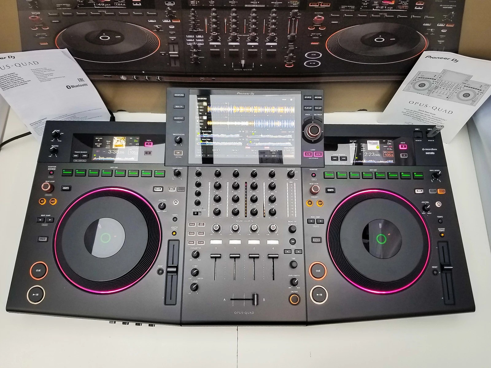 AlphaTheta XDJ-AZ, AlphaTheta OMNIS-DUO, Pioneer DJ OPUS-QUAD, Pioneer DJ XDJ-RX3, Pioneer XDJ-XZ, Pioneer DJ DDJ-FLX10, AlphaTheta DDJ-GRV6, Pioneer DDJ-1000, Pioneer DDJ-1000SRT, Pioneer DJ DDJ-REV7, AlphaTheta CDJ-3000X