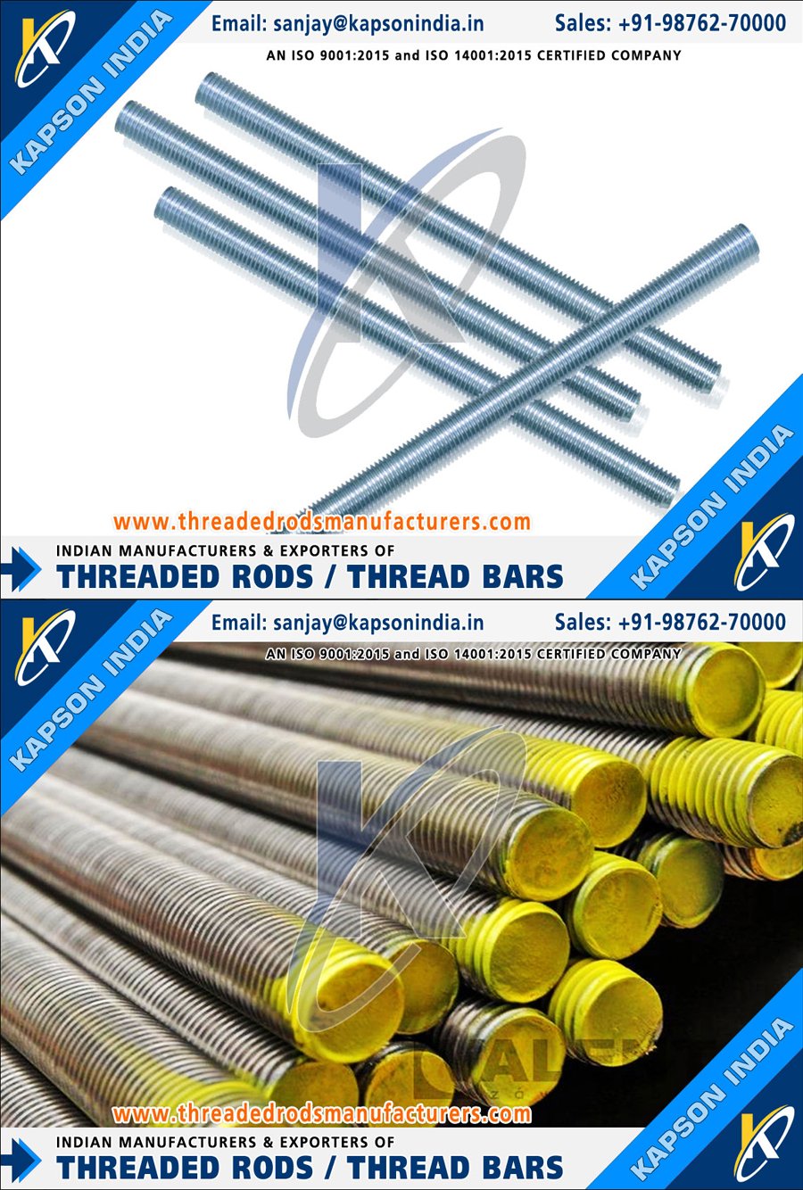 Threaded Rods & Bars, Hex Bolts