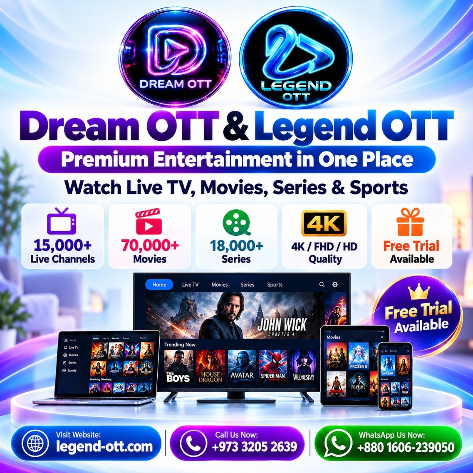 Legend OTT subscription – 2026