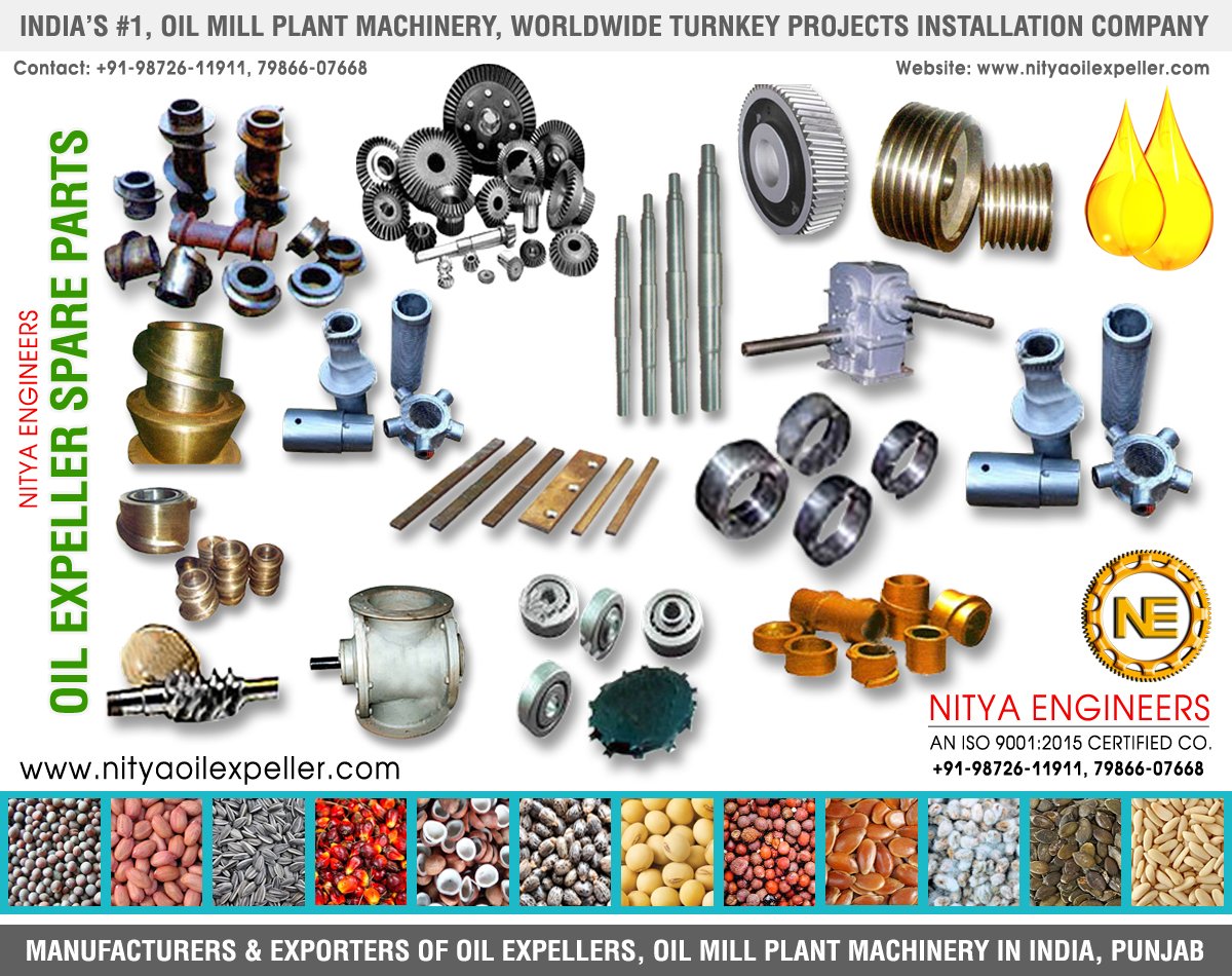 Oil expeller machines