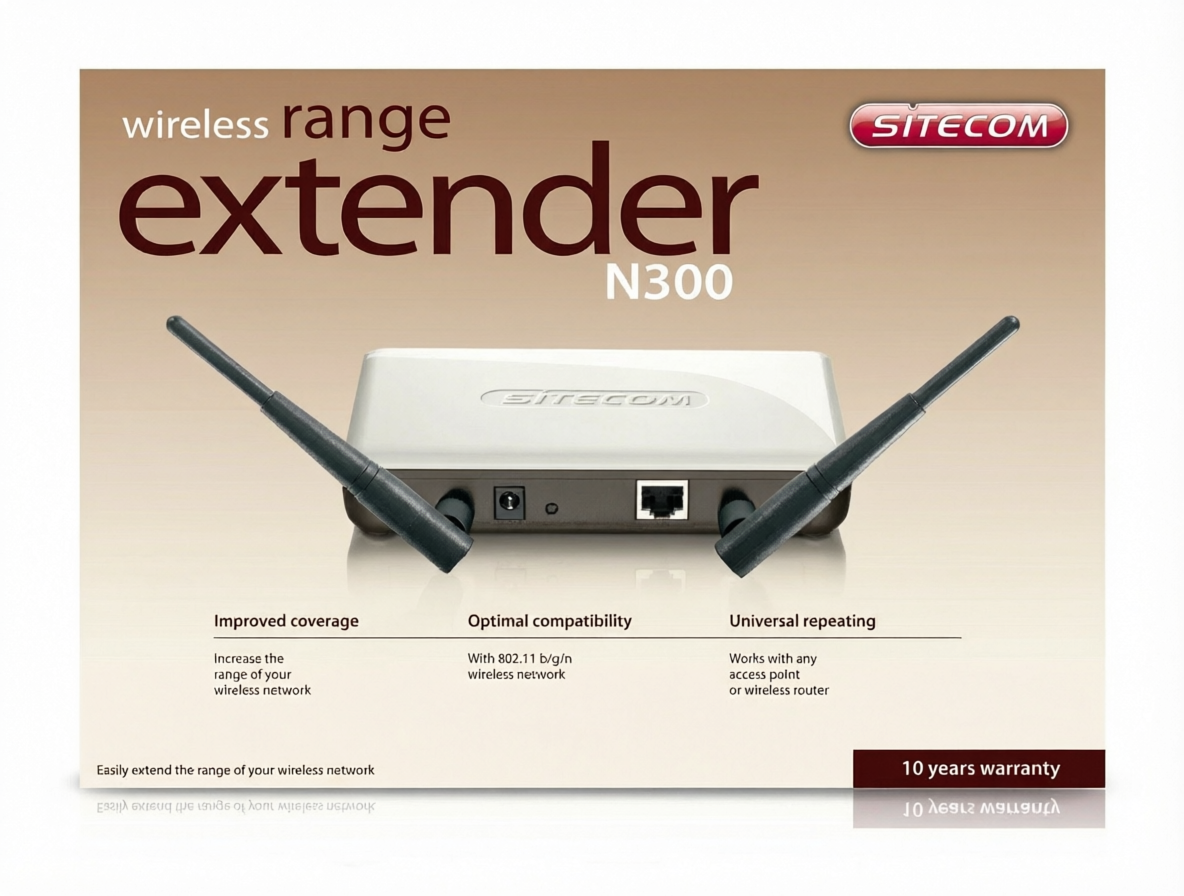 Sitecom 300N Wireless Range Extender