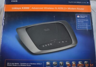 Linksys X3000 ADSL2+ Modem Router
