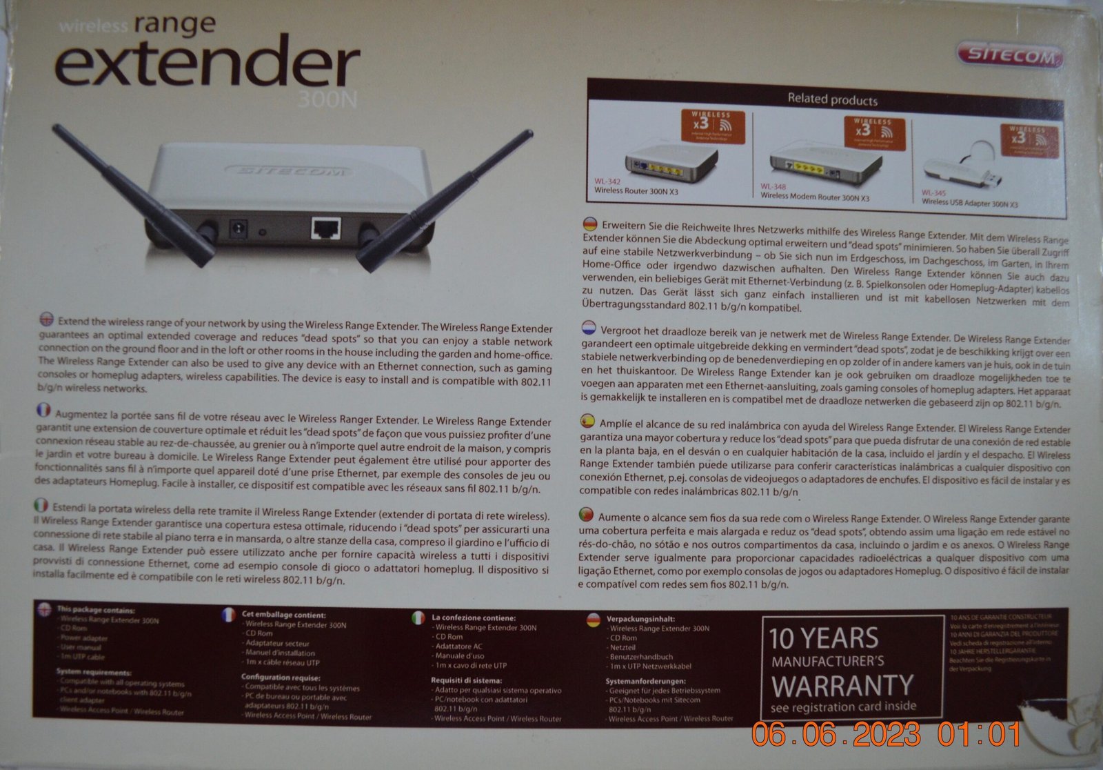 Sitecom 300N Wireless Range Extender