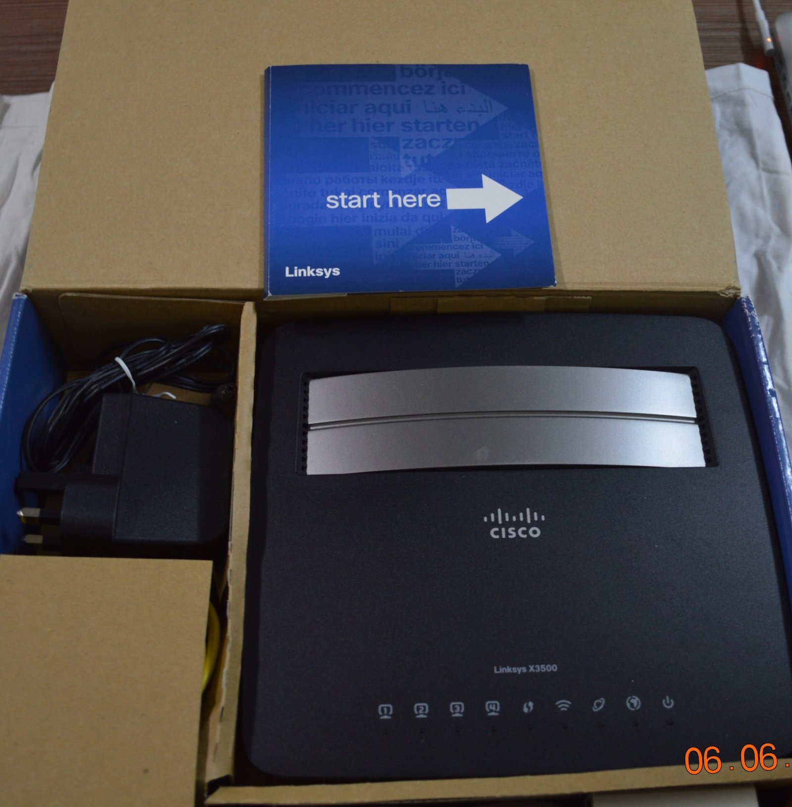 Linksys X3500 N750 ADSL2+ Modem Router